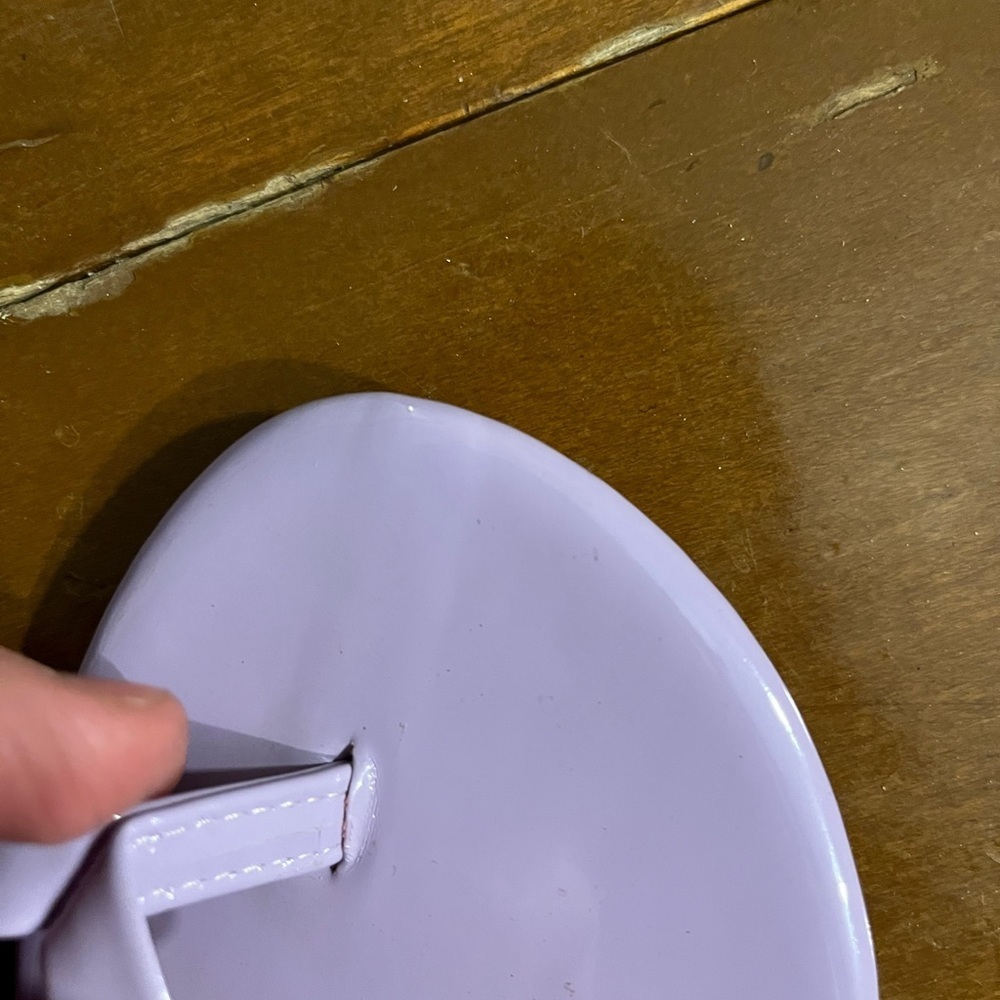 RUE 21 purple flip flops - Picture 7 of 9